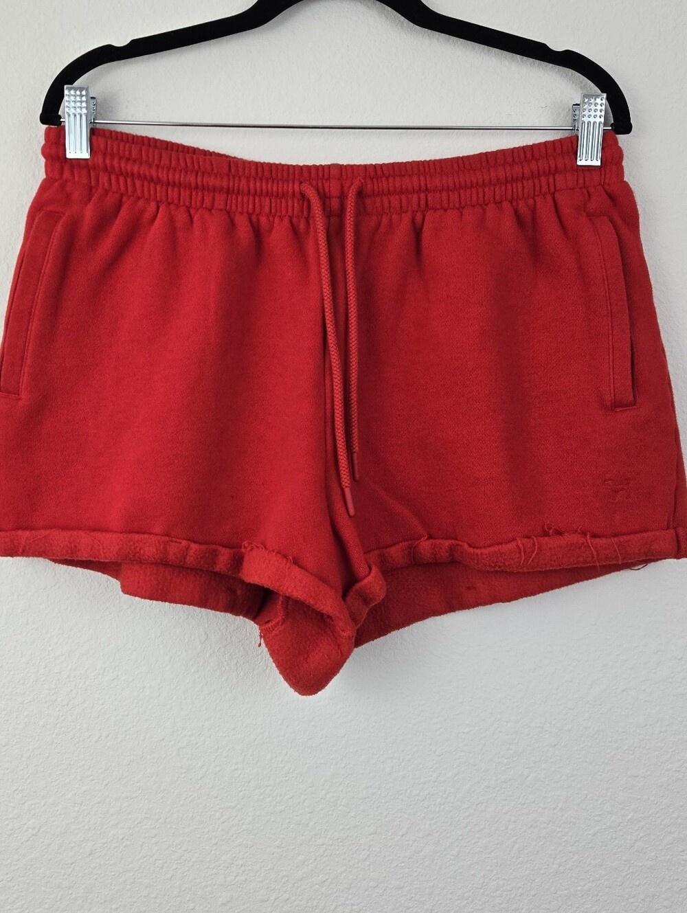 Red Victoria Secret Pink Sweat Shorts
